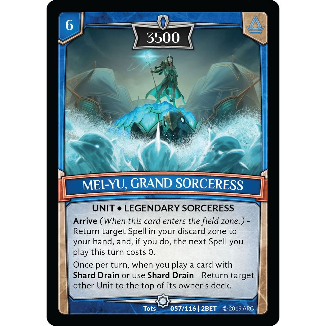 Image for Mei-Yu, Grand Sorceress (57/116 | 2BET) (BET) - Argent Saga TCG