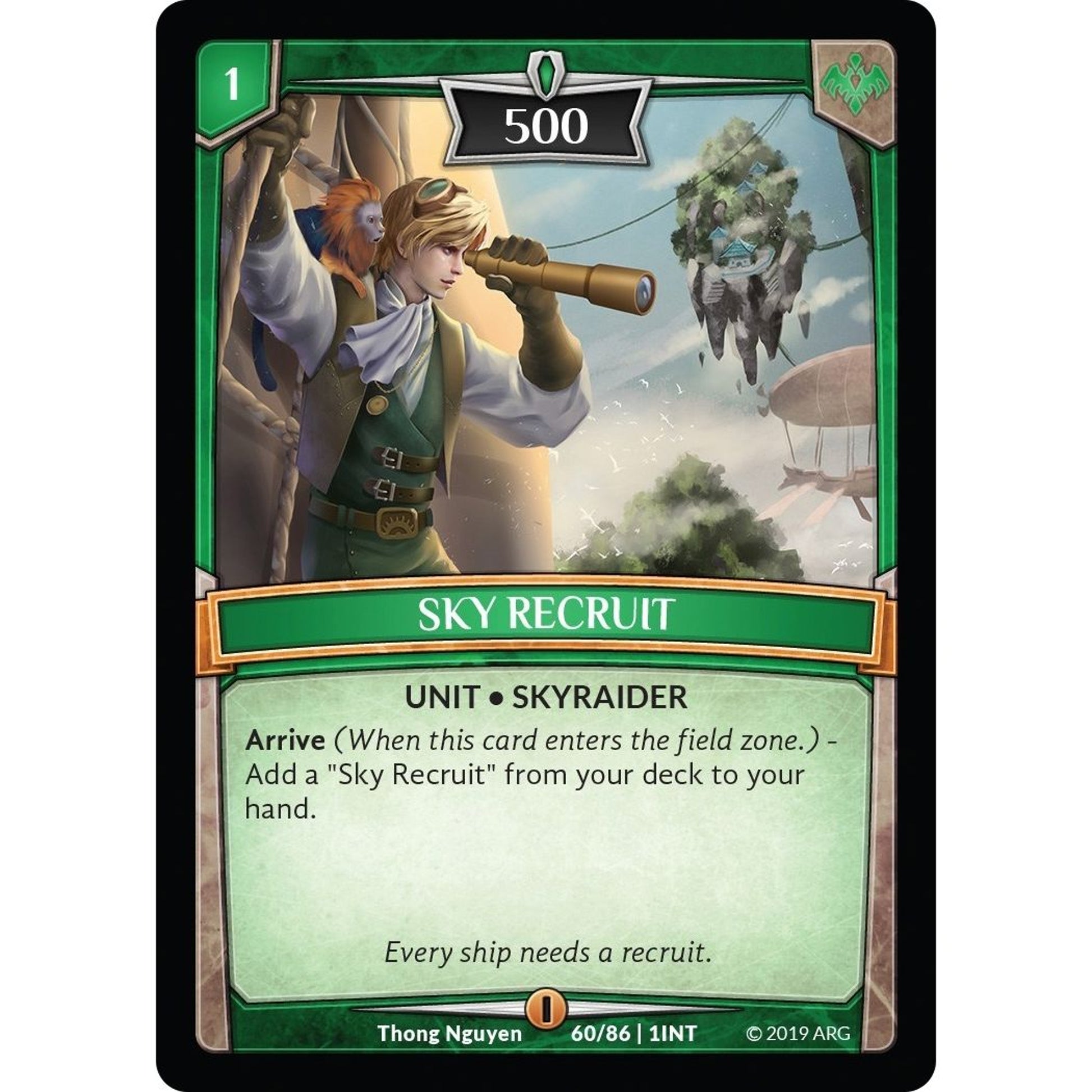 Image for Sky Recruit (60/86 | 1INT) (INT) - Argent Saga TCG