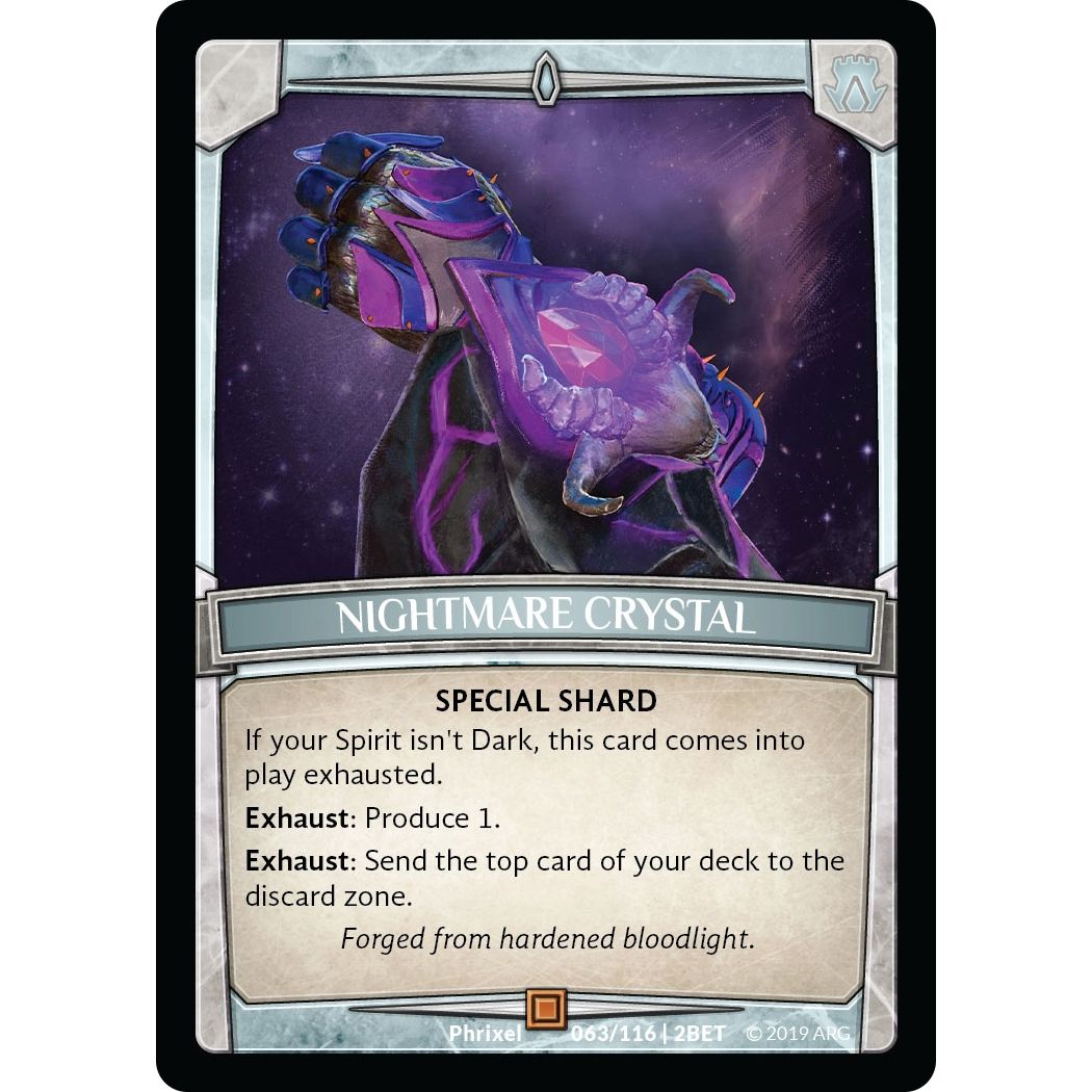 Image for Nightmare Crystal (63/116 | 2BET) (BET) - Argent Saga TCG