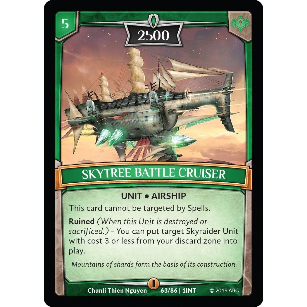 Image for Skytree Battle Cruiser (63/86 | 1INT) (INT) - Argent Saga TCG