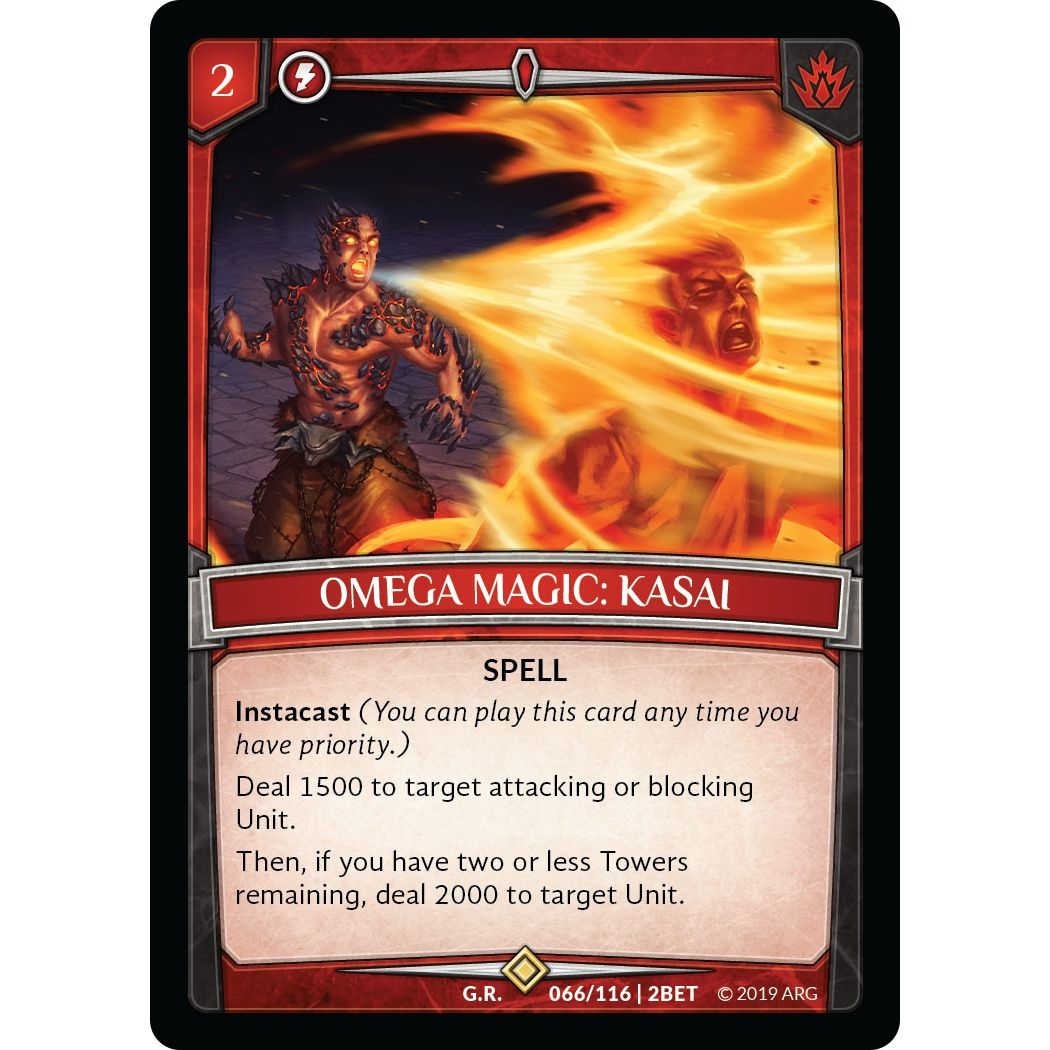 Image for Omega Magic: Kasai (66/116 | 2BET) (BET) - Argent Saga TCG