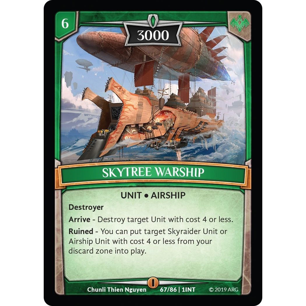 Image for Skytree Warship (67/86 | 1INT) (INT) - Argent Saga TCG