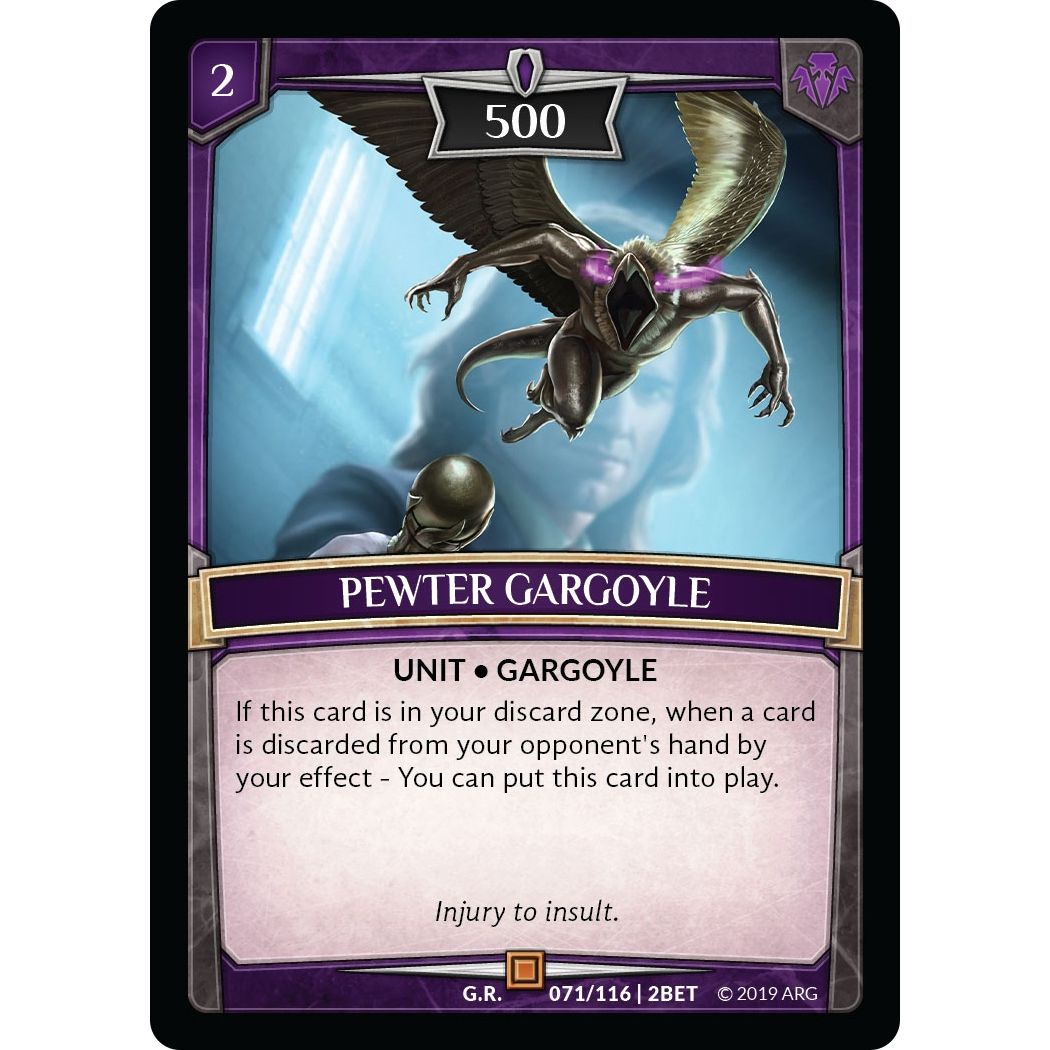 Image for Pewter Gargoyle (71/116 | 2BET) (BET) - Argent Saga TCG