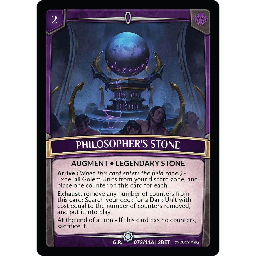 Image for Philosopher's Stone (72/116 | 2BET) (BET) - Argent Saga TCG