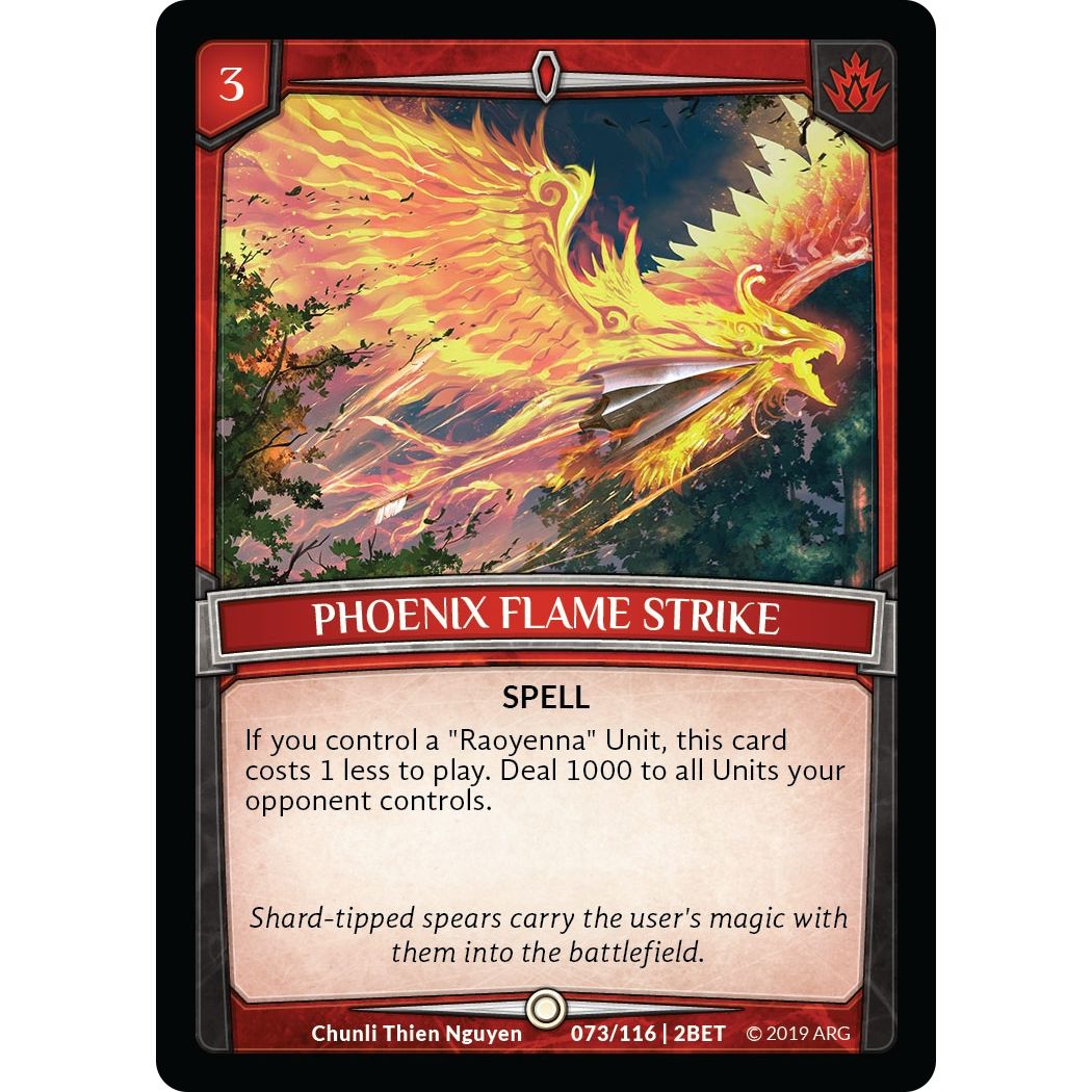 Image for Phoenix Flame Strike (73/116 | 2BET) (BET) - Argent Saga TCG