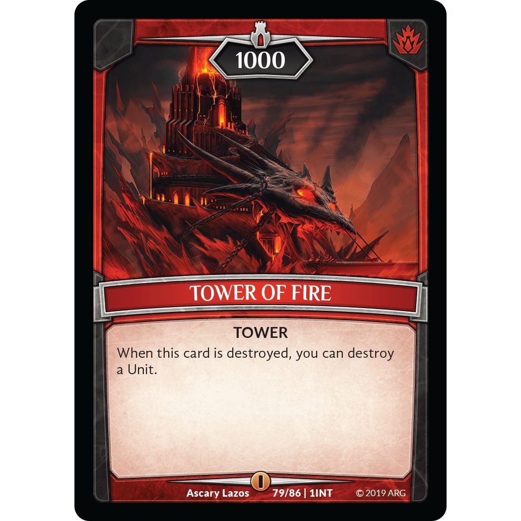 Image for Tower of Fire (79/86 | 1INT) (INT) - Argent Saga TCG