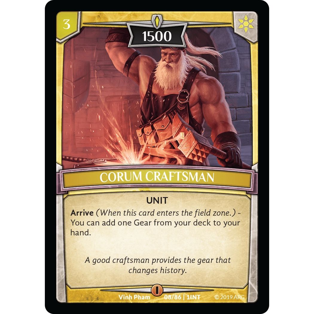 Image for Corum Craftsman (8/86 | 1INT) (INT) - Argent Saga TCG