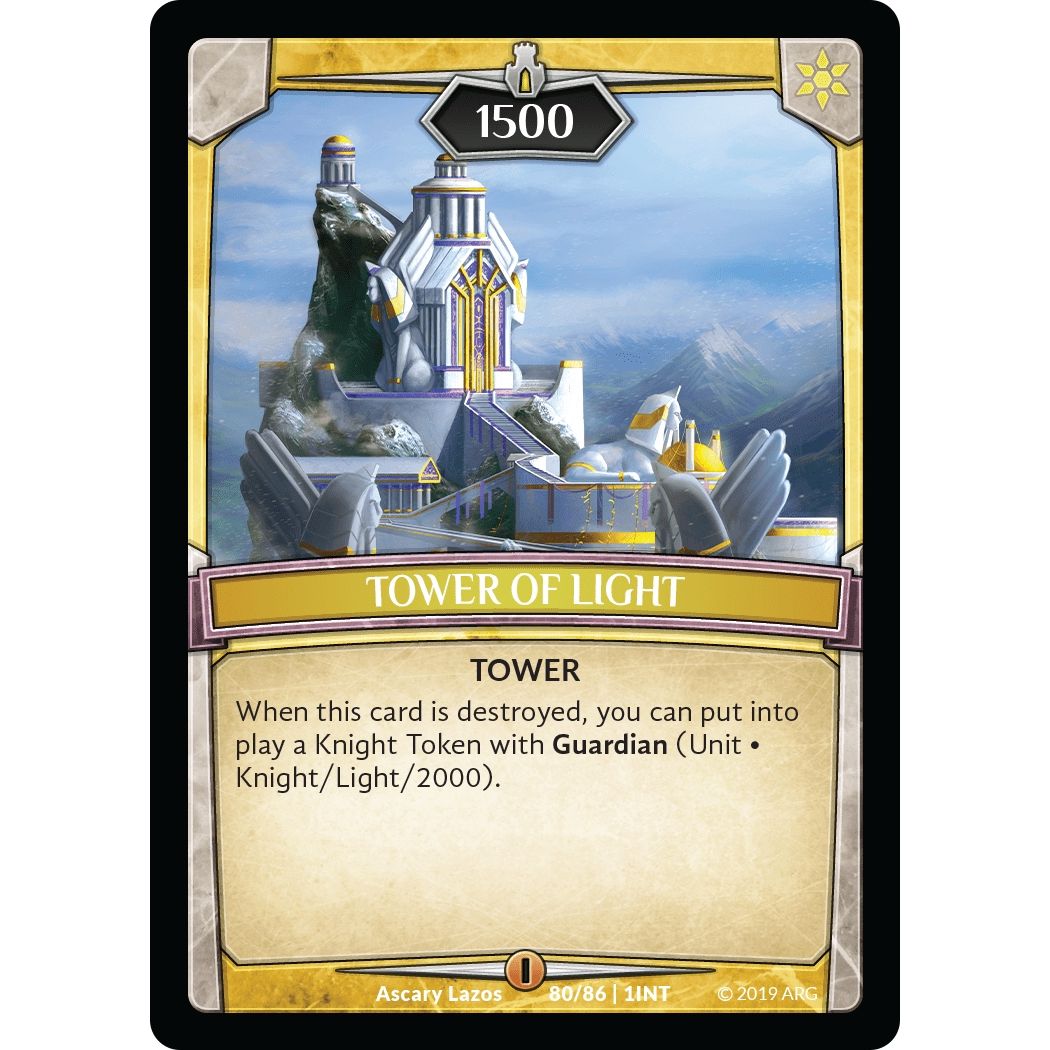 Image for Tower of Light (80/86 | 1INT) (INT) - Argent Saga TCG