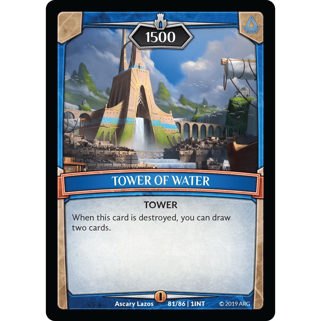 Image for Tower of Water (81/86 | 1INT) (INT) - Argent Saga TCG