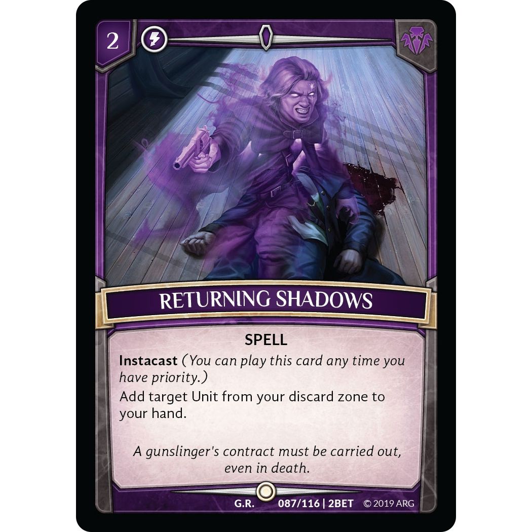 Image for Returning Shadows (87/116 | 2BET) (BET) - Argent Saga TCG