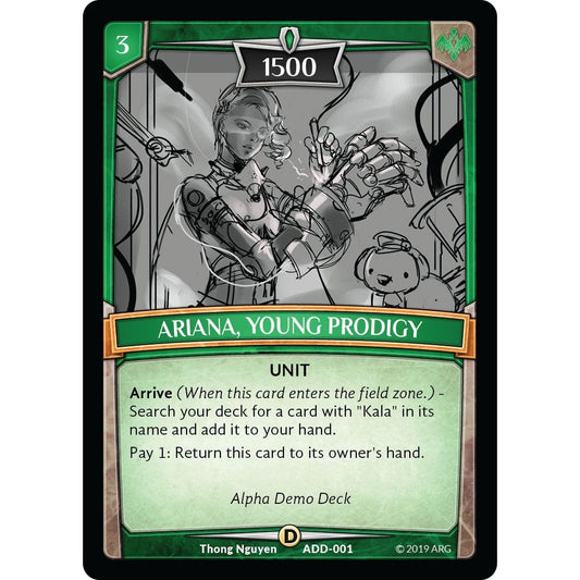 Image for Ariana, Young Prodigy (ADD-001) (ADD) - Argent Saga TCG