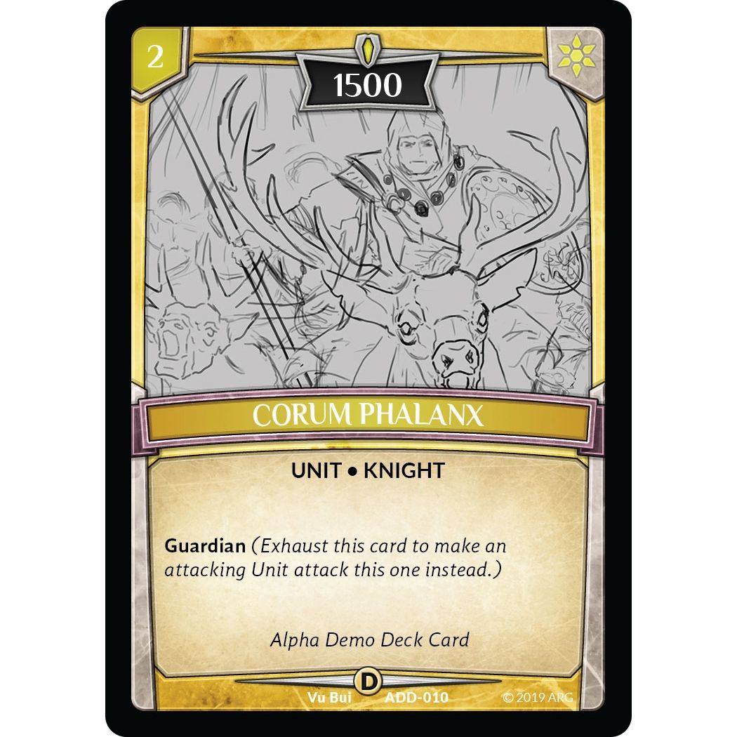 Image for Corum Phalanx (ADD-010) (ADD) - Argent Saga TCG