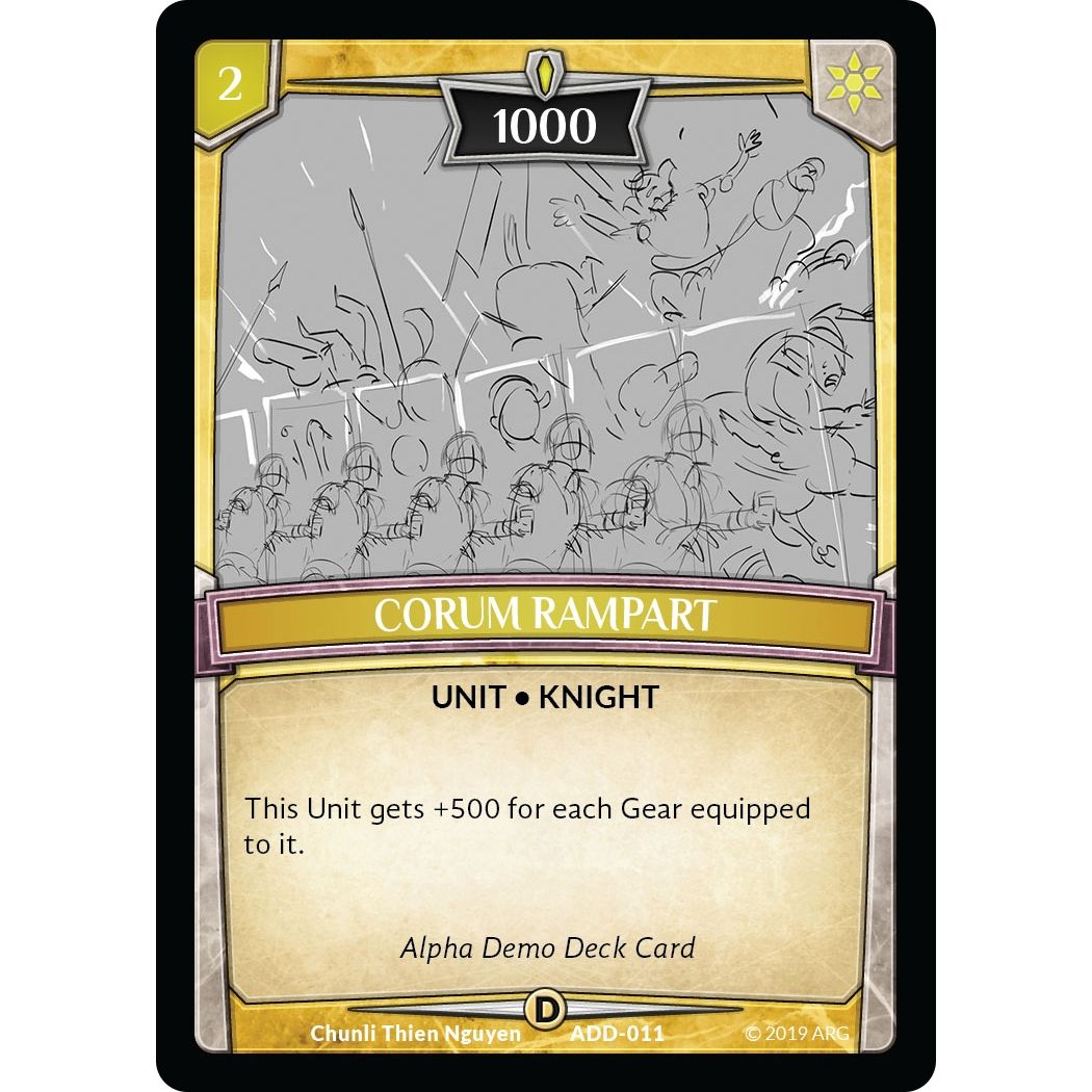 Image for Corum Rampart (ADD-011) (ADD) - Argent Saga TCG
