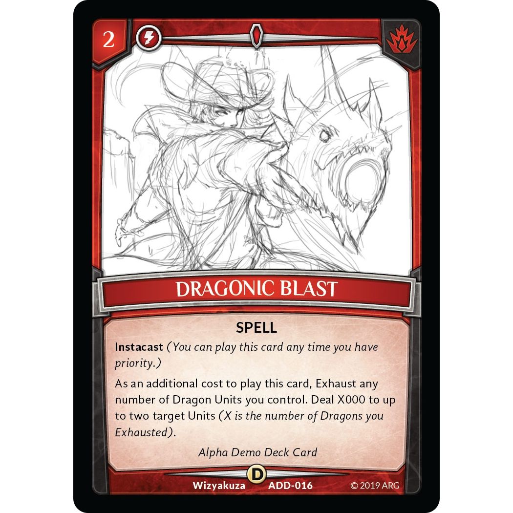 Image for Dragonic Blast (ADD-016) (ADD) - Argent Saga TCG