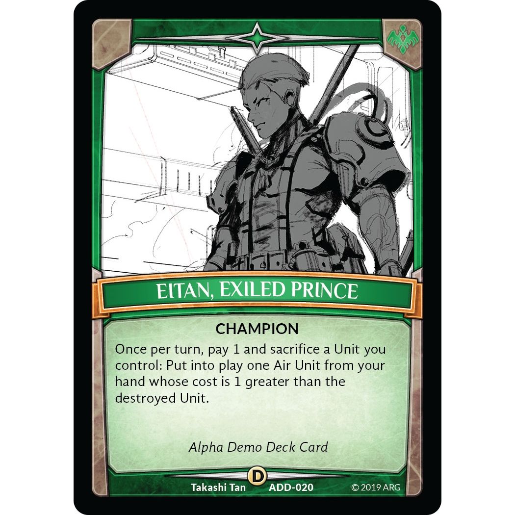 Image for Eitan, Exiled Prince (ADD-020) (ADD) - Argent Saga TCG