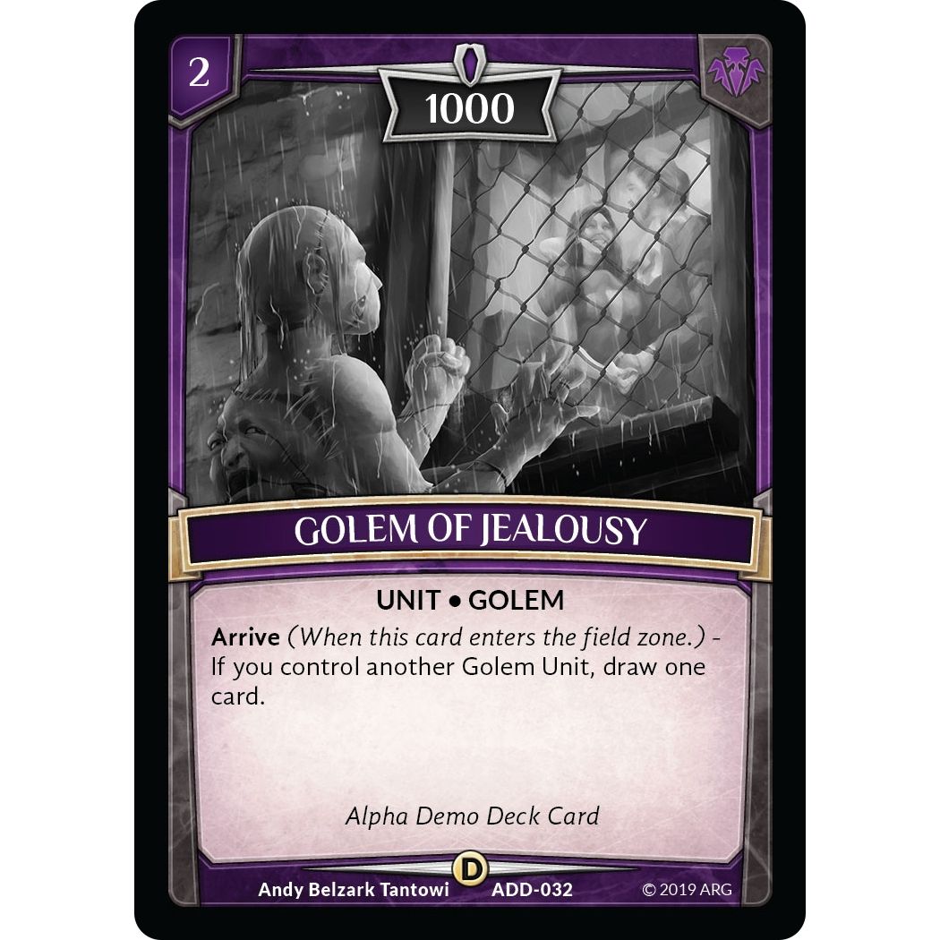 Image for Golem of Jealousy (ADD-032) (ADD) - Argent Saga TCG