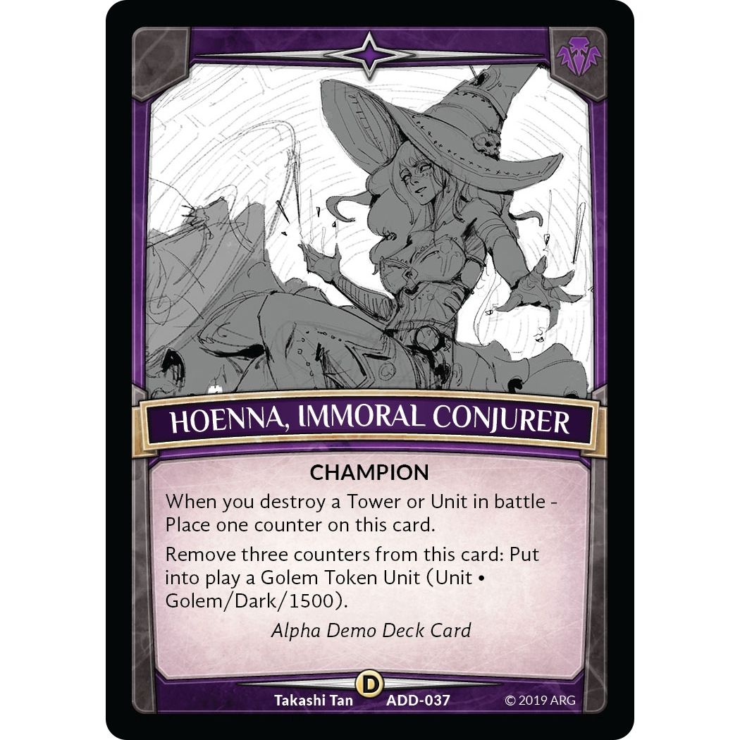 Image for Hoenna, Immoral Conjurer (ADD-037) (ADD) - Argent Saga TCG