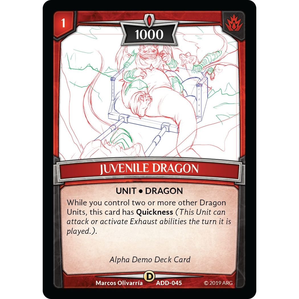 Image for Juvenile Dragon (ADD-045) (ADD) - Argent Saga TCG