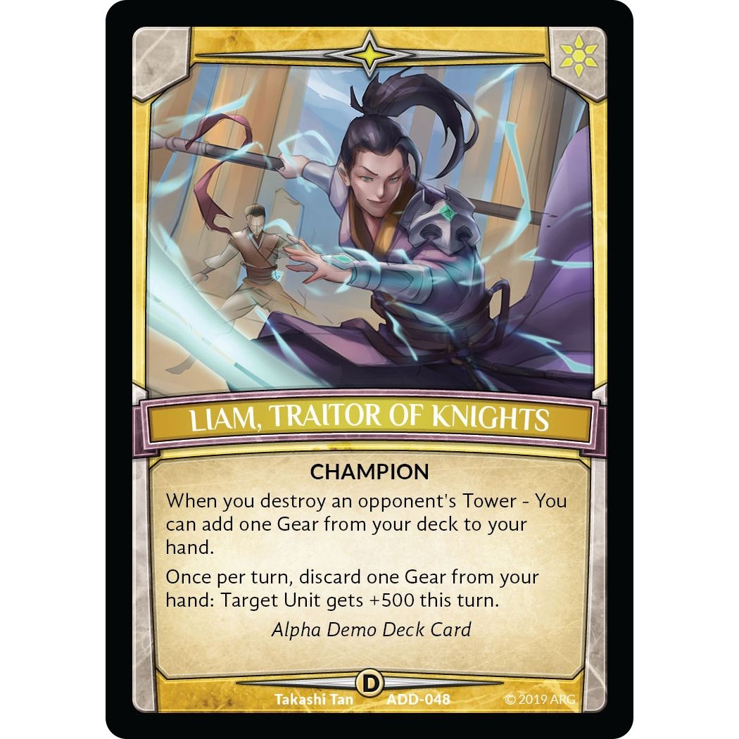 Image for Liam, Traitor of Knights (ADD-048) (ADD) - Argent Saga TCG