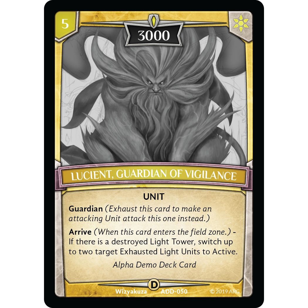 Image for Lucient, Guardian of Vigilance (ADD-050) (ADD) - Argent Saga TCG