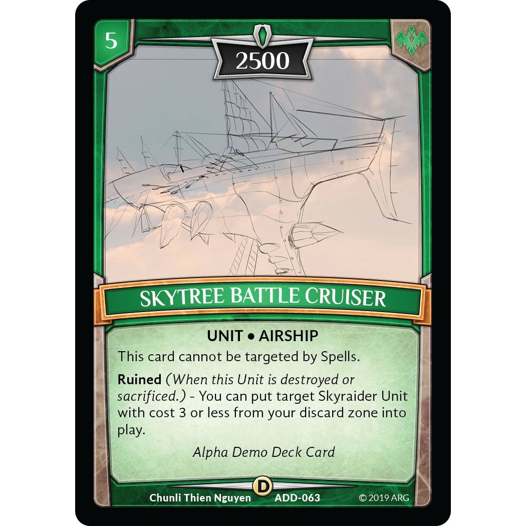 Image for Skytree Battle Cruiser (ADD-063) (ADD) - Argent Saga TCG