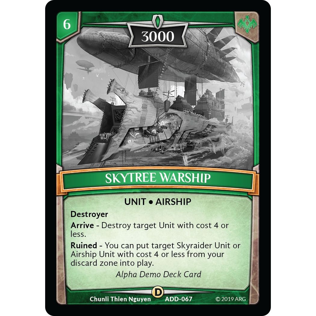 Image for Skytree Warship (ADD-067) (ADD) - Argent Saga TCG