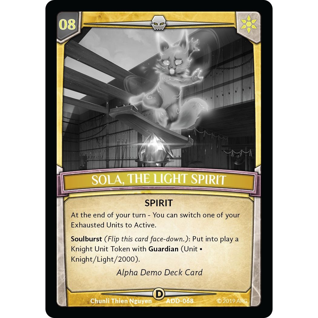 Image for Sola, the Light Spirit (ADD-068) (ADD) - Argent Saga TCG
