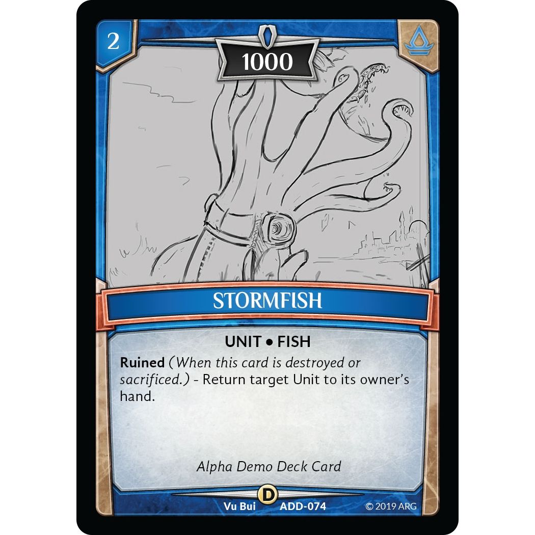 Image for Stormfish (ADD-074) (ADD) - Argent Saga TCG