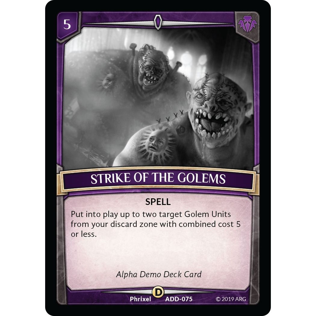 Image for Strike of the Golems (ADD-075) (ADD) - Argent Saga TCG