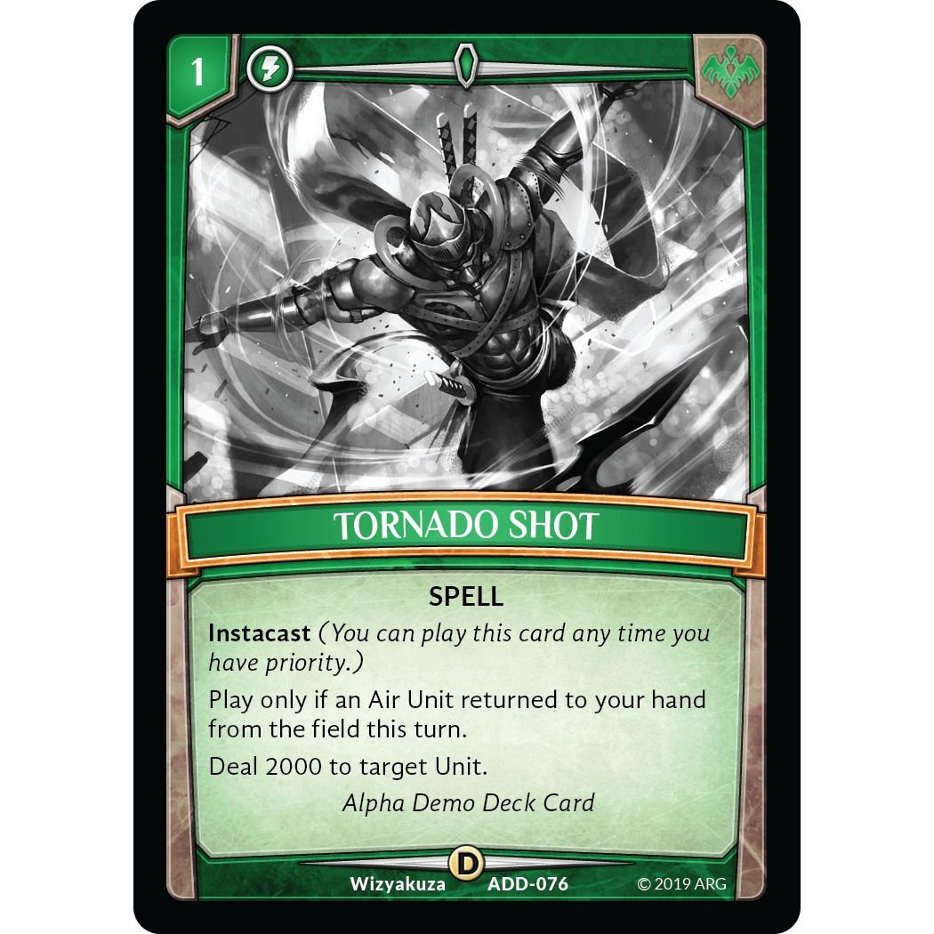 Image for Tornado Shot (ADD-076) (ADD) - Argent Saga TCG