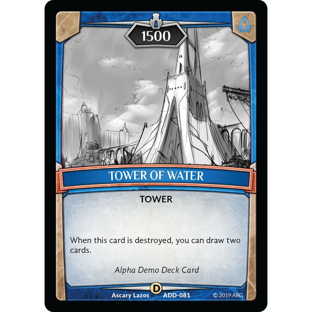 Image for Tower of Water (ADD-081) (ADD) - Argent Saga TCG