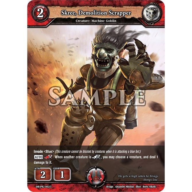 Image for Skree, Demolition Scrapper (Alt Art) (DB-PR/0027) (PR) - Dragoborne