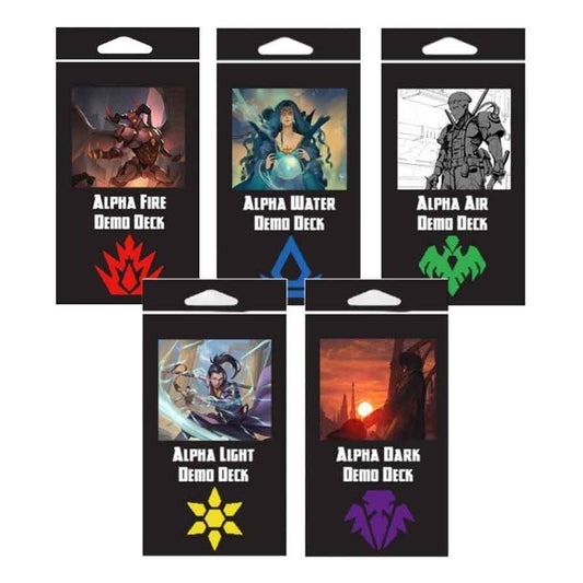 Image for Argent Saga TCG: Alpha Intro Demo Decks [Set of 5] - Argent Saga TCG