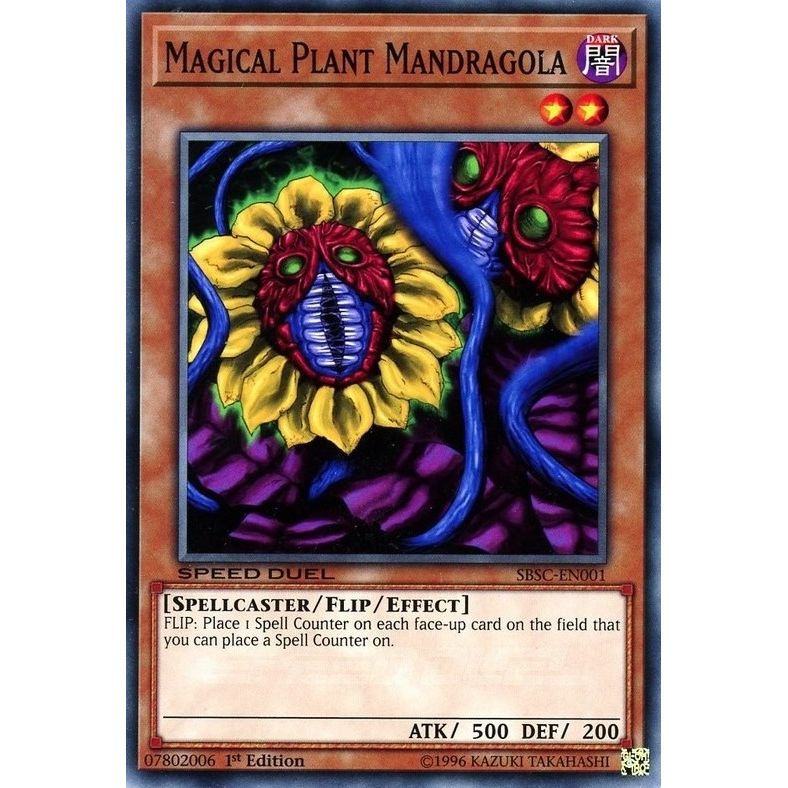 Image for Magical Plant Mandragola (SBSC-EN001) (SBSC) - YuGiOh