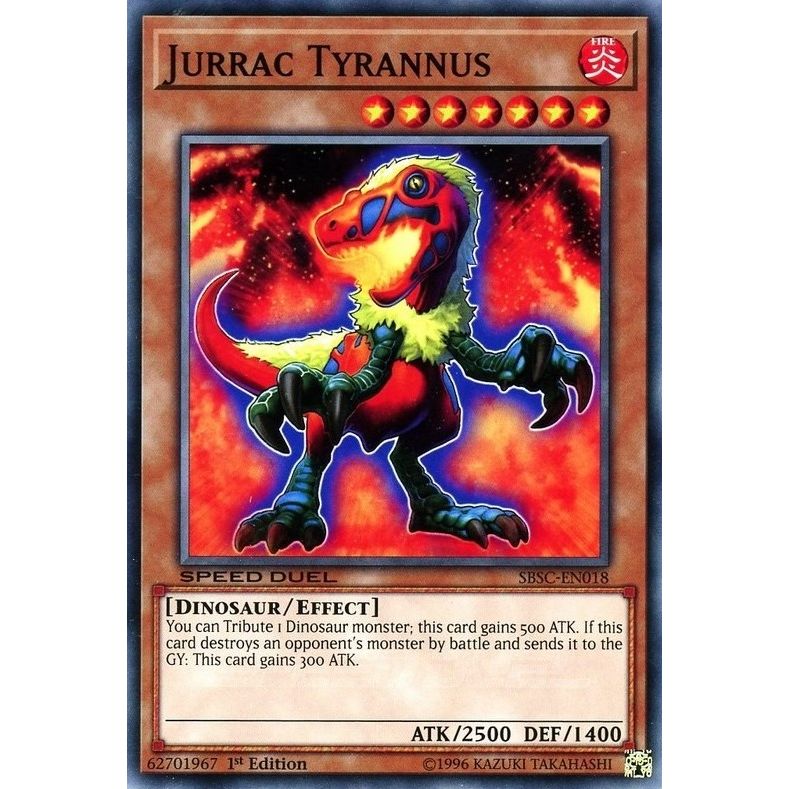 Image for Jurrac Tyrannus (SBSC-EN018) (SBSC) - YuGiOh