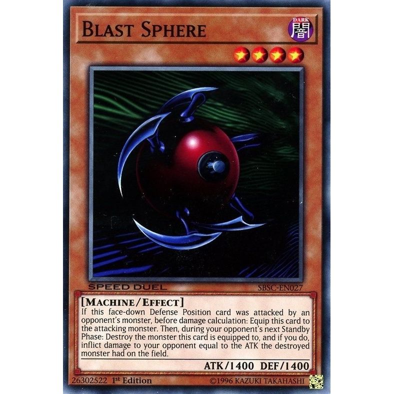 Image for Blast Sphere (SBSC-EN027) (SBSC) - YuGiOh