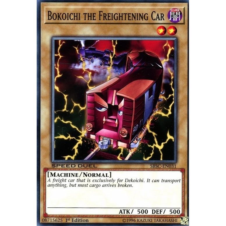 Image for Bokoichi the Freightening Car (SBSC-EN031) (SBSC) - YuGiOh