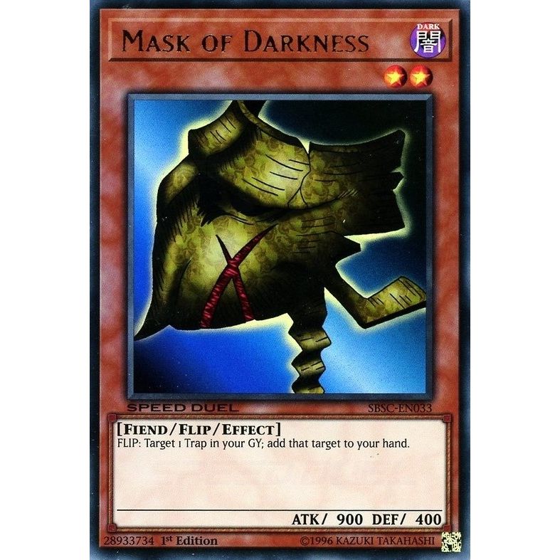 Image for Mask of Darkness (SBSC-EN033) (SBSC) - YuGiOh