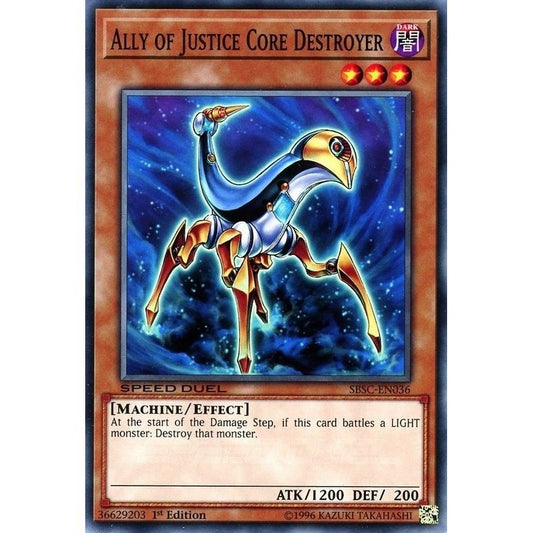 Image for Ally of Justice Core Destroyer (SBSC-EN036) (SBSC) - YuGiOh