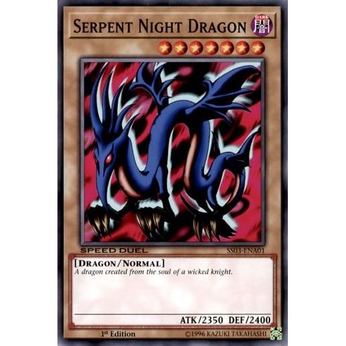Image for Serpent Night Dragon (SS03-ENA01) (SS03) - YuGiOh