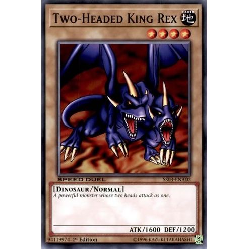 Image for Two-Headed King Rex (SS03-ENA02) (SS03) - YuGiOh
