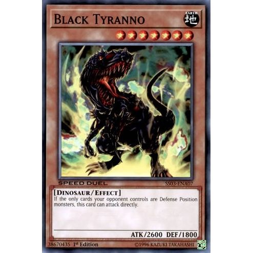 Image for Black Tyranno (SS03-ENA07) (SS03) - YuGiOh