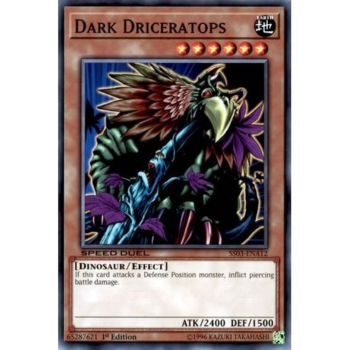 Image for Dark Driceratops (SS03-ENA12) (SS03) - YuGiOh