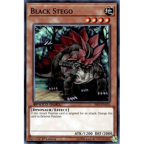 Image for Black Stego (SS03-ENA15) (SS03) - YuGiOh