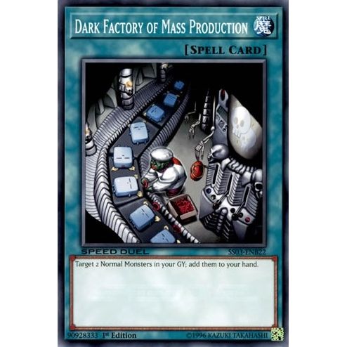 Image for Dark Factory of Mass Production (SS03-ENB22) (SS03) - YuGiOh