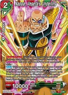 Image for Nappa, Vegeta's Underling (Shop Tournament: Assault of Saiyans) (P-131) (PR) - Dragon Ball Super: Masters