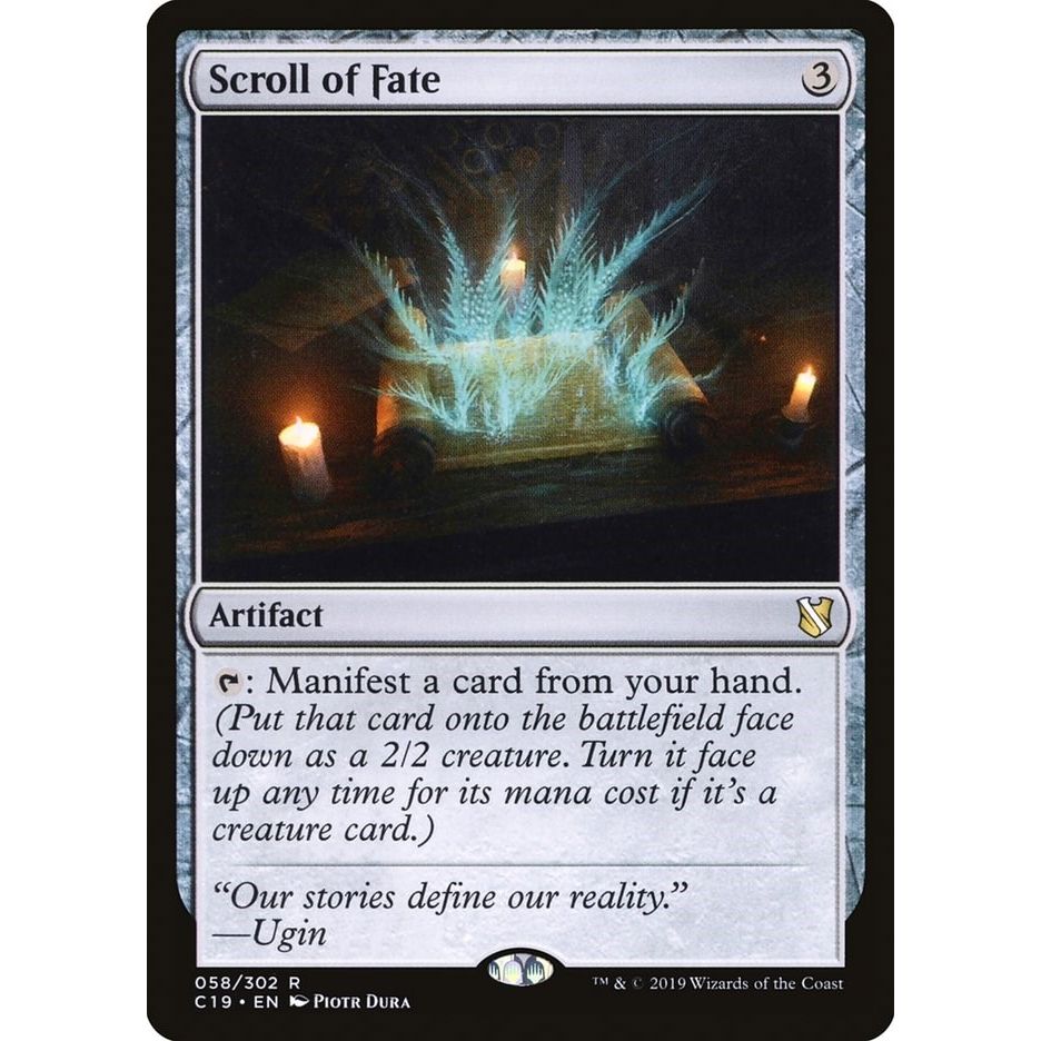 Image for Scroll of Fate (58) (C19) - Magic: The Gathering