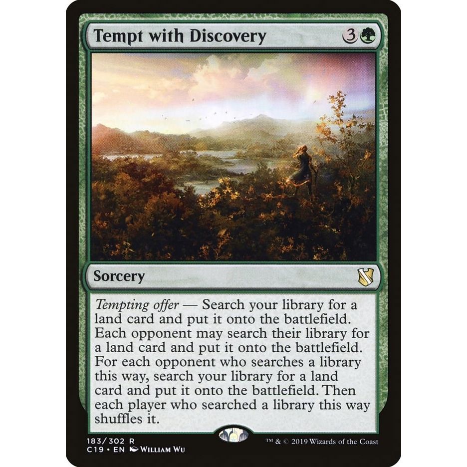 Image for Tempt with Discovery (183) (C19) - Magic: The Gathering
