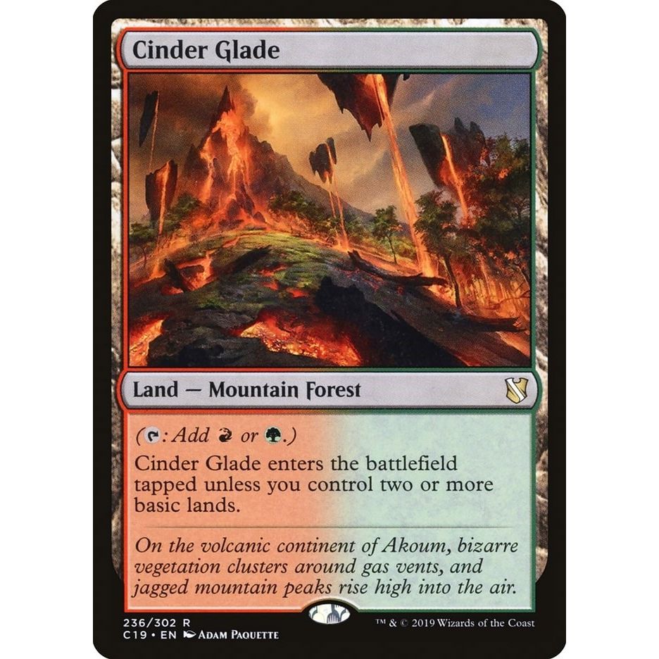 Image for Cinder Glade (236) (C19) - Magic: The Gathering