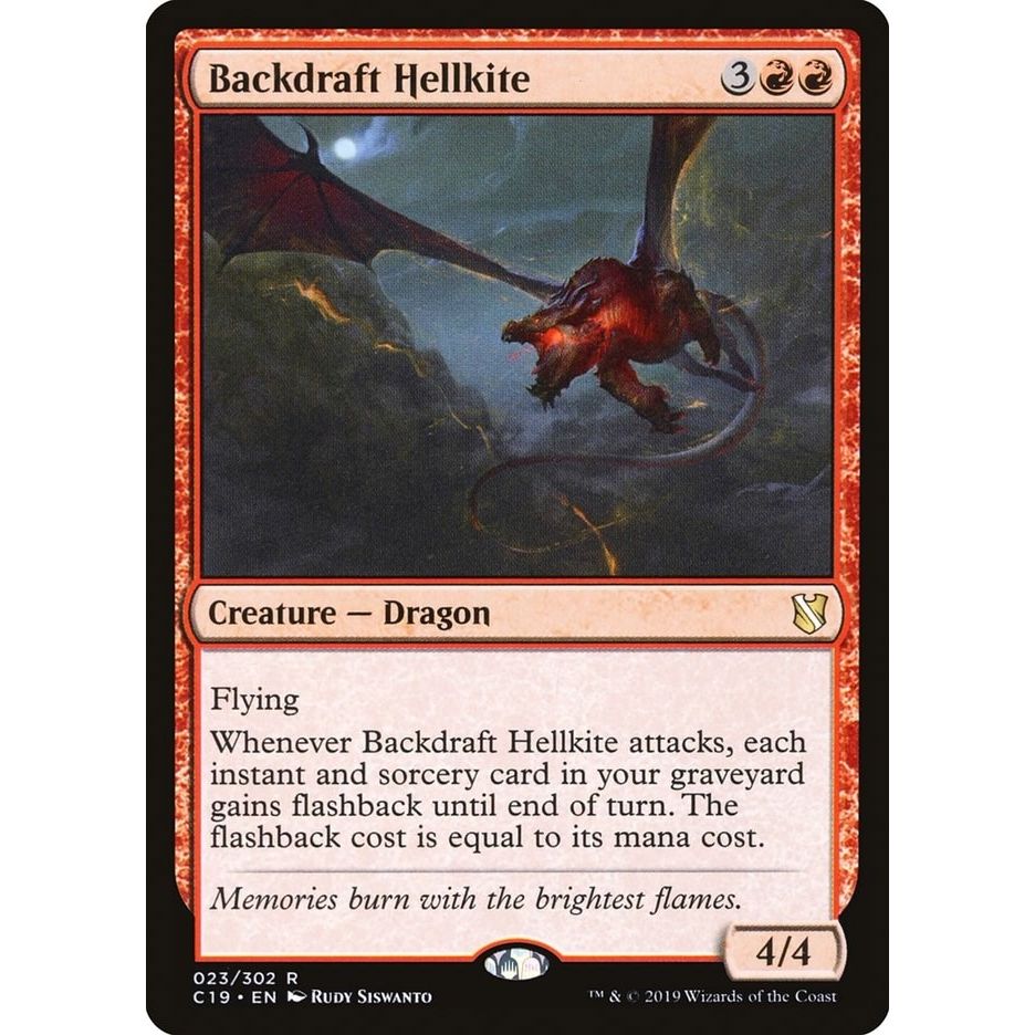 Image for Backdraft Hellkite (23) (C19) - Magic: The Gathering